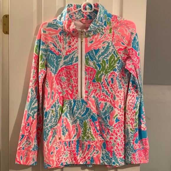 Lilly Pulitzer Let’s Cha Cha EUC Popover sz S